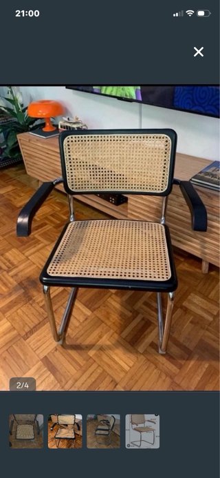 Juego 4 Sillas Estilo Cesca