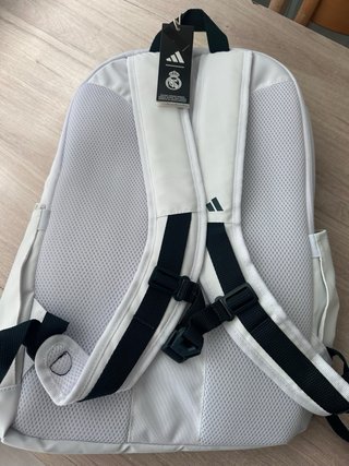 Mochila Oficial Real Madrid Adidas Blanca