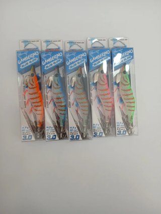 Señuelos DTD Gamberino Blue Glow (5 uds)