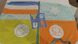 Funda colchón parque-cuna Brevi elefante