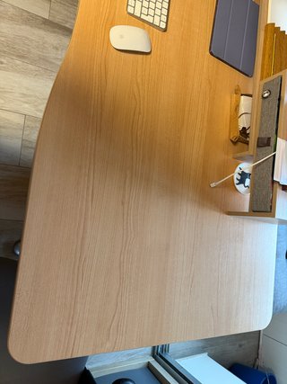 Escritorio profesional madera y metal