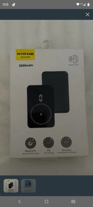 CID Power Bank 5000mAh Carga Rápida