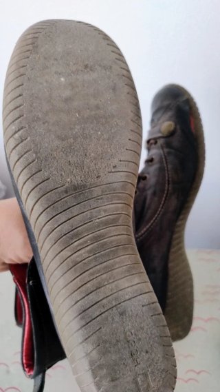 Botas piel mujer tipo boxeadora talla 41
