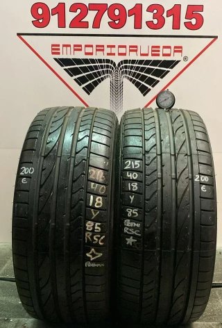 215 40 18 Y BRIDGESTONE RUEDA PREMIUM YA MONTADA