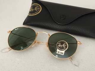 Gafas de Sol Ray-Ban Doradas Lente Verde