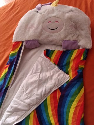 Saco Dormiloco Unicornio Arcoíris