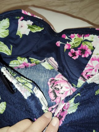 Vestido corto palabra de honor floral Fórmula Jove