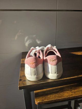 Zapatillas Lacoste Powercourt Blancas y Rosas