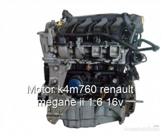 Motor k4m760 renault megane ii 1.6 16v