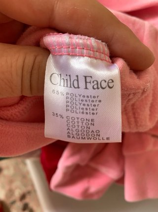 Felpa Child Face con zip e stampa