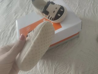 Zapatos bebé talla 17 cebra