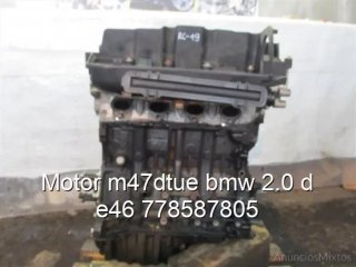 Motor m47dtue bmw 2.0 d e46 778587805