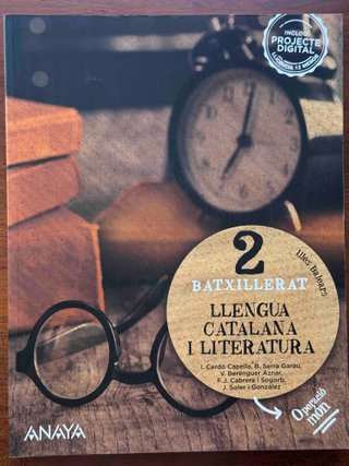 Llengua catalana i Literatura, 2 Batxillerat, I...