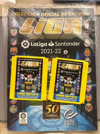 Sobres LaLiga Santander 2021/2022 + Álbum