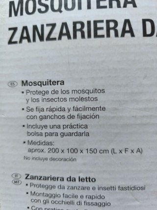 Mosquitera Cama Crivit 200x100x150cm