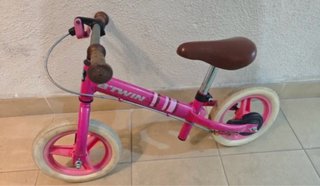 Bicicleta de aprendizaje Btwin rosa