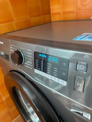 Lavadora Samsung Gris