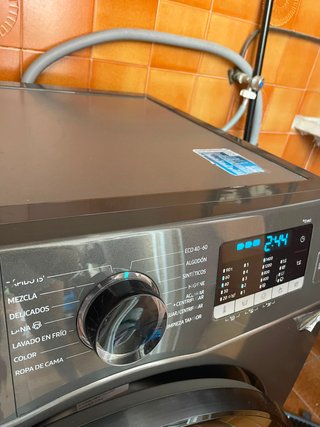 Lavadora Samsung Gris