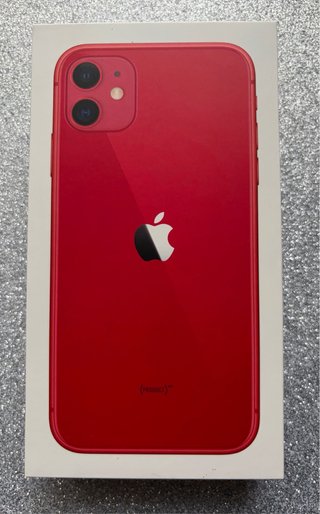 iPhone 11 Rojo 64GB Caja y bolsa