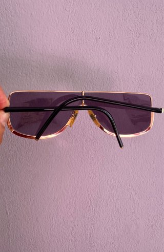 Gianfranco Ferré Gafas Vintage Máscara Hombre Negr