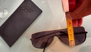 Gianfranco Ferré Gafas Vintage Máscara Hombre Negr