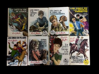 Los Cinco – lote 8 libros Enid Blyton