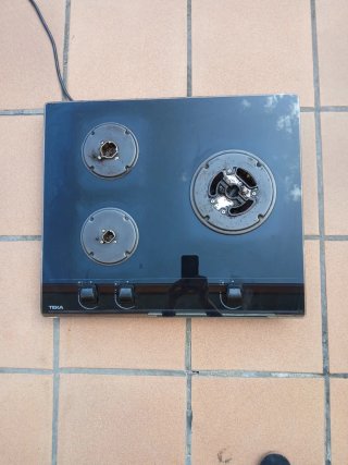 Placa de gas Teka butano.