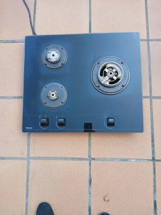 Placa de gas Teka butano.