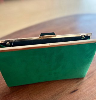 Bolso clutch verde