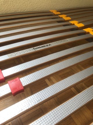 Somier metálico con lamas flexibles