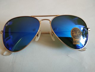 Gafas Ray-Ban Aviator Azul Dorado