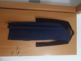 Vestito donna SHEIN blu elegante L