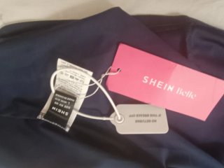 Vestito donna SHEIN blu elegante L