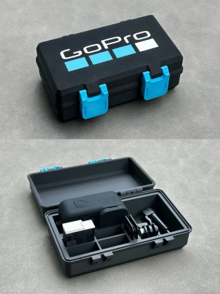 Estuche GoPro Acción Cámara gris +azul