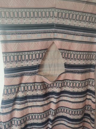 Vestido estampado corto