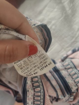 Vestido estampado corto