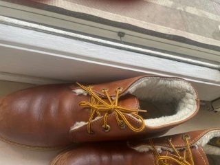 Stivali in vera pelle marrone uomo marca Camper