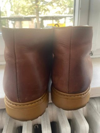Stivali in vera pelle marrone uomo marca Camper