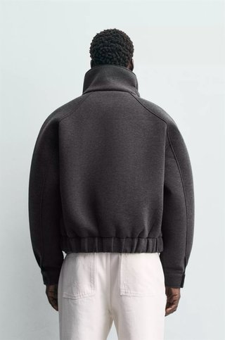 Cazadora ZARA cuello envolvente viral Talla S