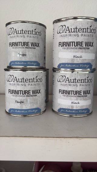 Cera Autentico Furniture Wax (Taupe y Negro)