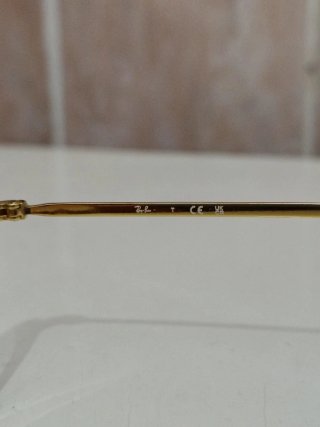 occhiali da vista rayban originali metallo dorati
