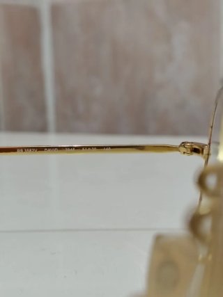 occhiali da vista rayban originali metallo dorati