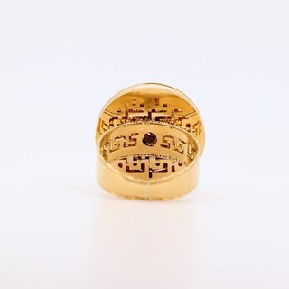 Anillo Versace Medusa Greca Circonitas Oro 18k