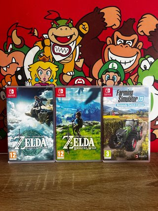 3 videojuegos nintendo switch
