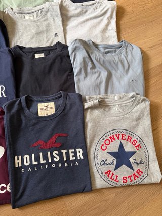 Lote 12 Camisetas Manga Corta Varias Marcas