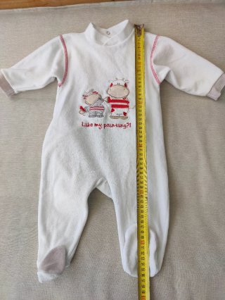 Lote 3 pijamas invierno velour 6 meses