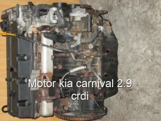 Motor kia carnival 2.9 crdi