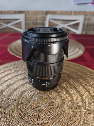 Canon EF-S Objetivo Sigma 18-200 optical stabilize