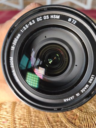Canon EF-S Objetivo Sigma 18-200 optical stabilize