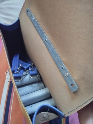 Cartera escolar antigua nueva